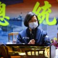 Taivano prezidentė apsilankė jūrų pajėgų bazėje, augant Kinijos grėsmei