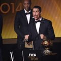 Aukso kamuolys – L. Messi persekiojančio C. Ronaldo rankose