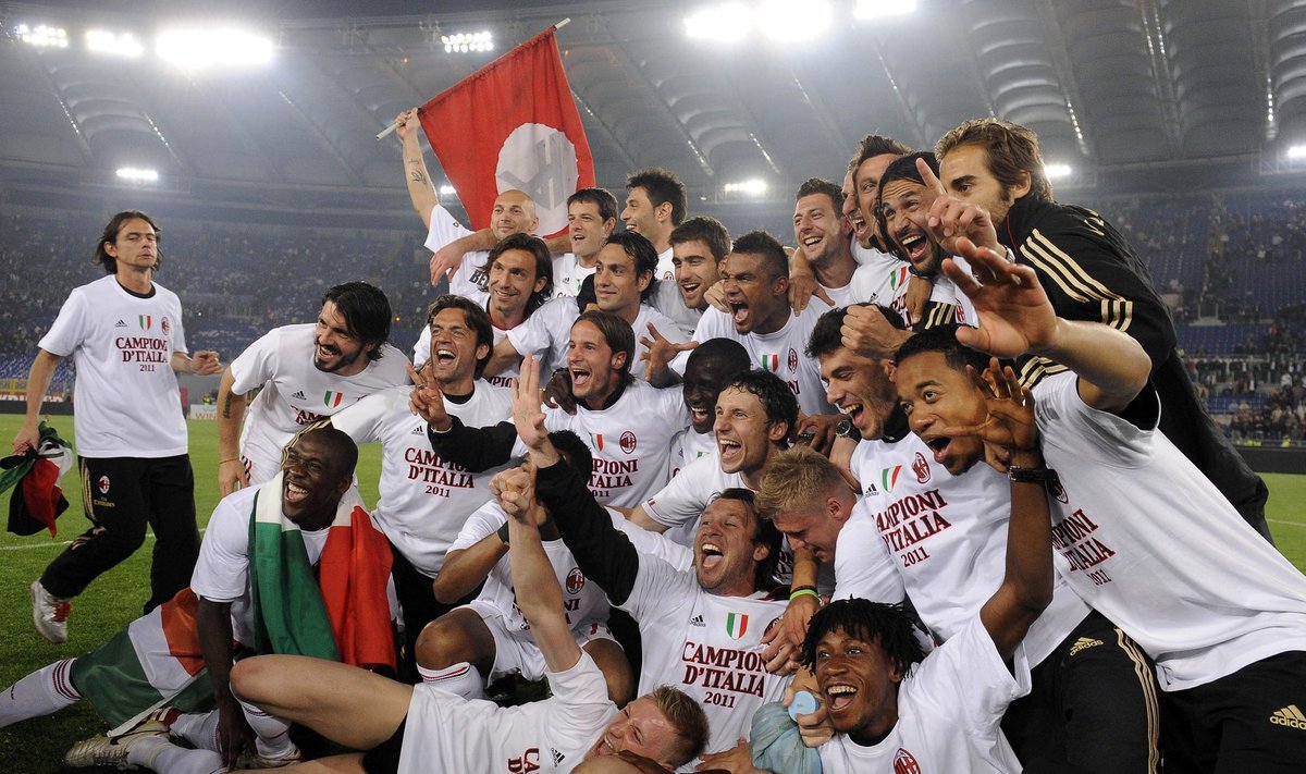 "Milan" futbolininkai - Italijos čempionai
