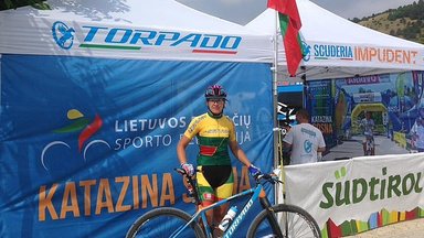 Kalnų dviračių kroso maratono varžybose Šveicarijoje — lietuvės triumfas