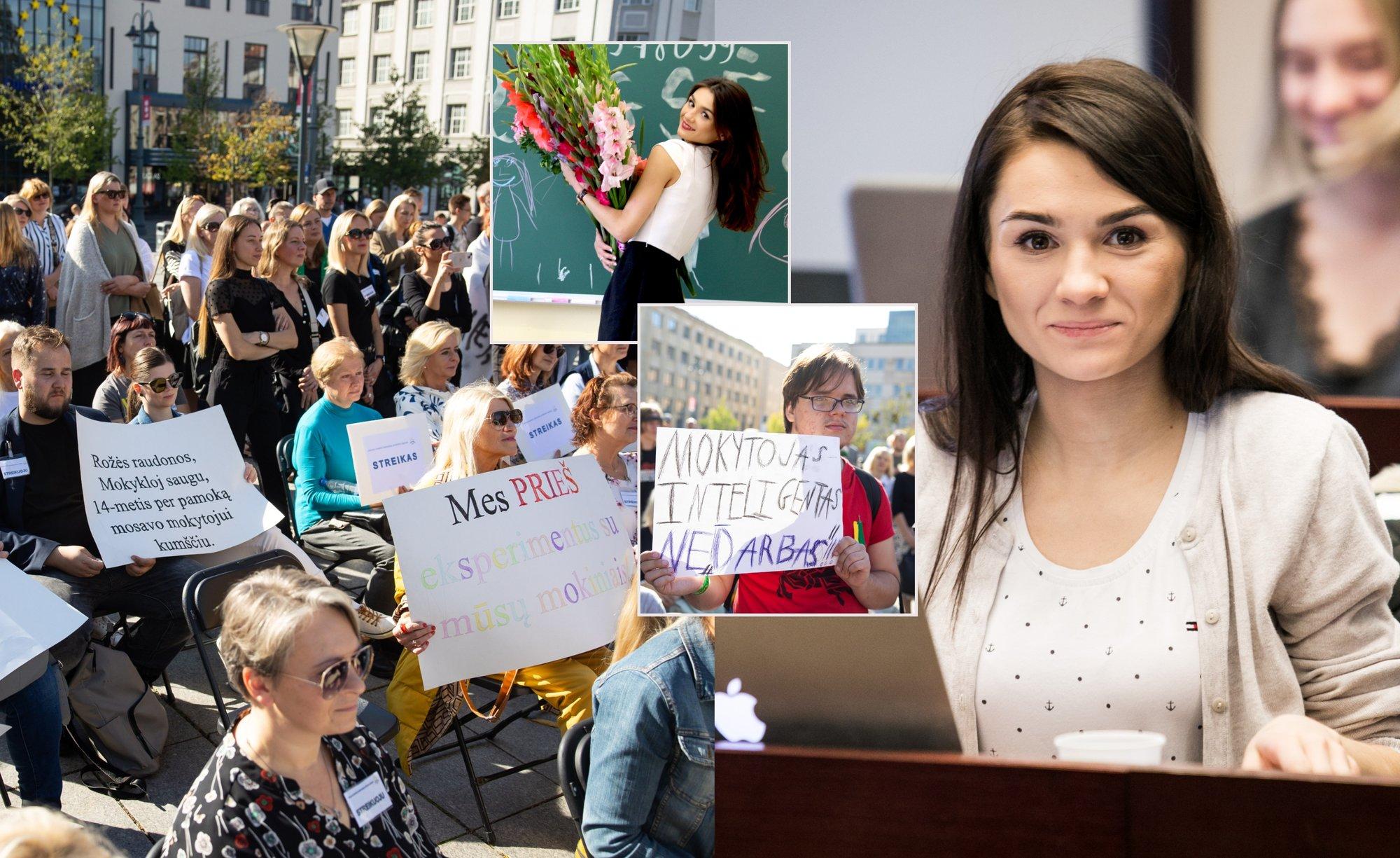 Prie Pedagogų Streiko Besijungianti Garsioji Mokytoja Veronika Pasiuntė ...