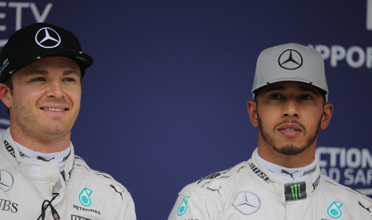Formulė-1, L. Hamiltonas, N. Rosbergas