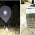 Pasieniečiai perėmė kontrabandininkų balioną, iš Baltarusijos skraidinantį cigaretes