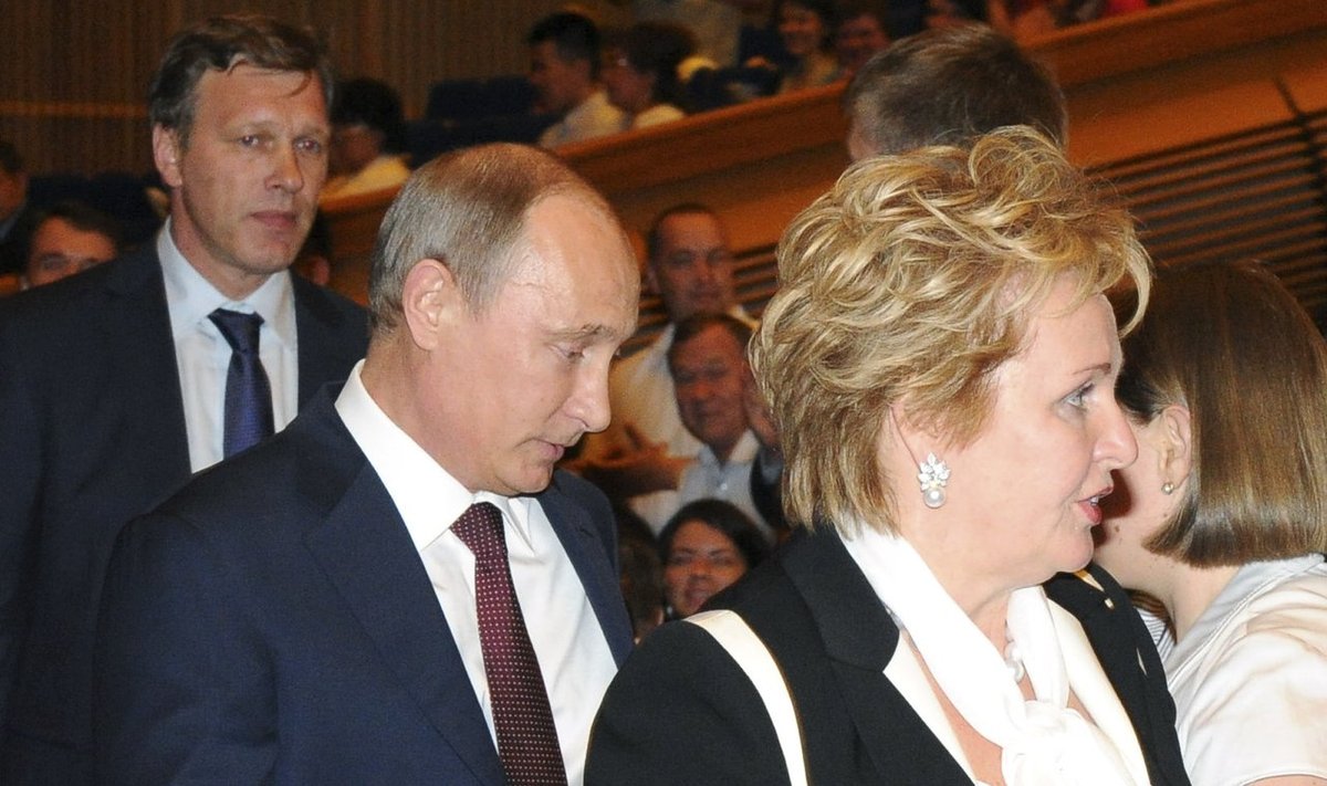V. Putinas su žmona Liudmila