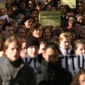 Kaune - masinės studentų protesto eitynės