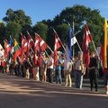Latvijos mitinge prieš pabėgėlius plevėsavo ir Lietuvos vėliava