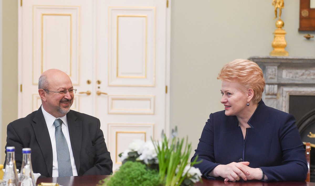 Lamberto Zannier and Lithuanian President Dalia Grybauskaitė