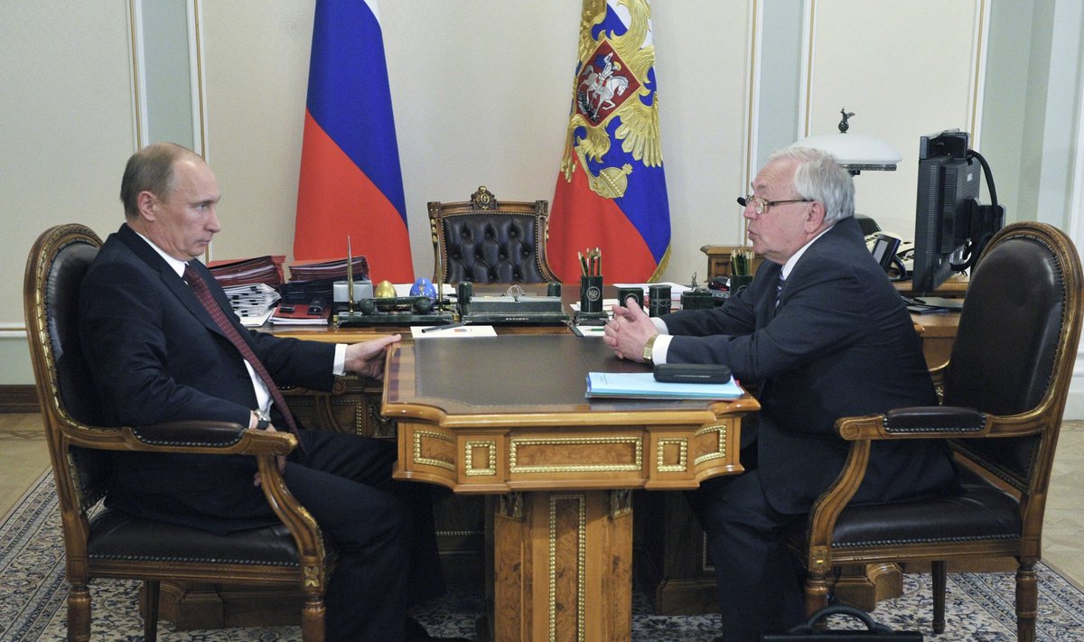 Ombudsmenas Vladimiras Lukinas susitikime su Vladimiru Putinu