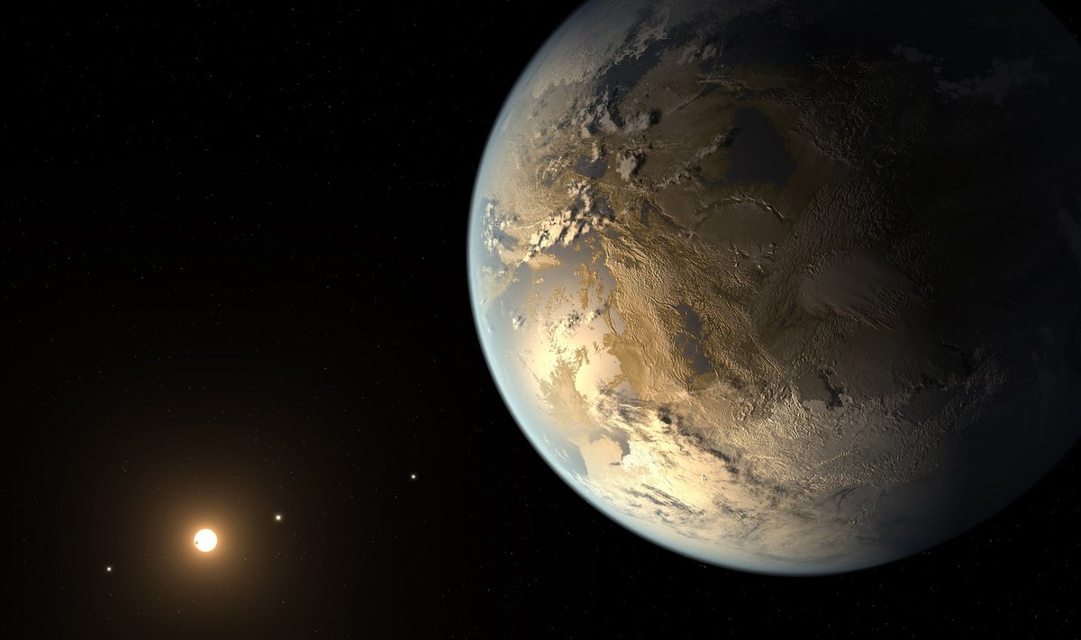 Galima "Kepler-186f" išvaizda