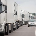 Truck jam at international ferry ports over Russia-Poland dispute