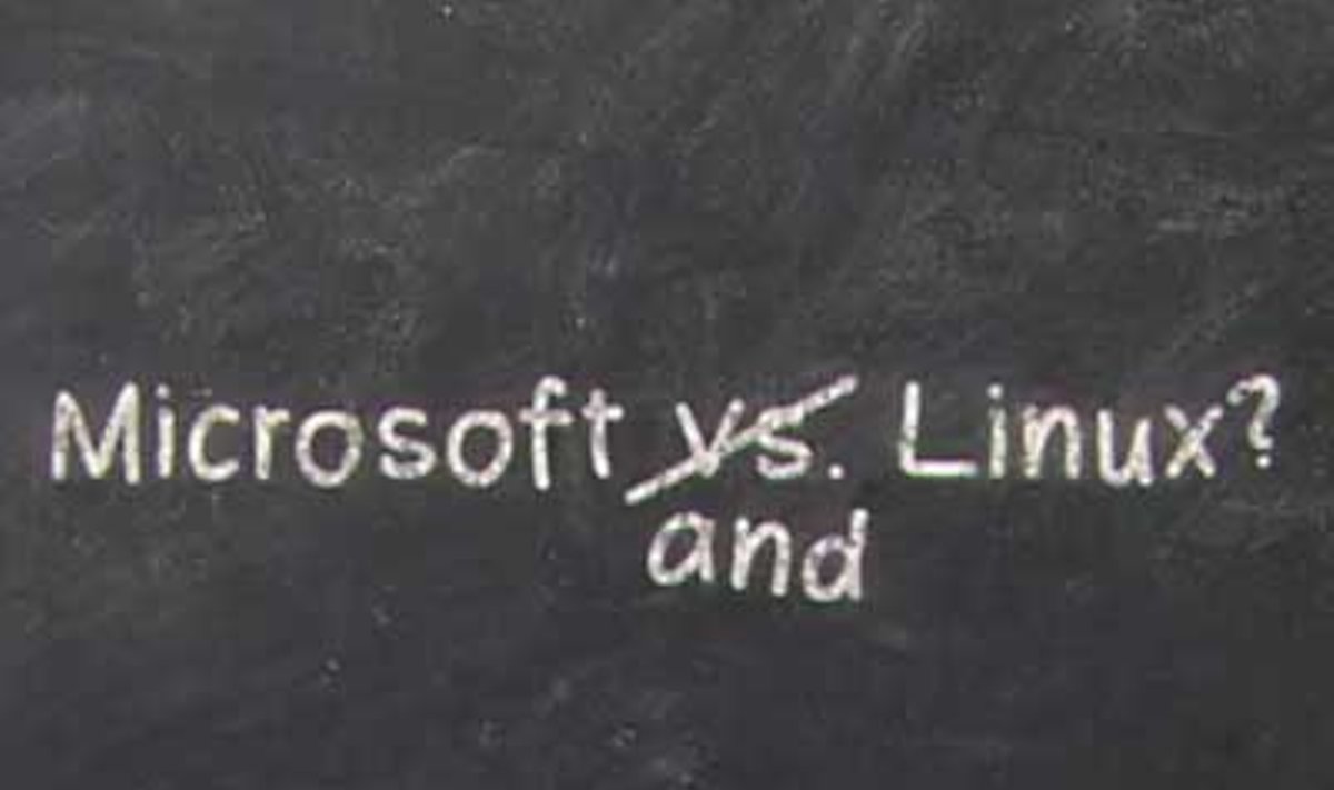 "Microsoft" ir "Linux" paliaubos