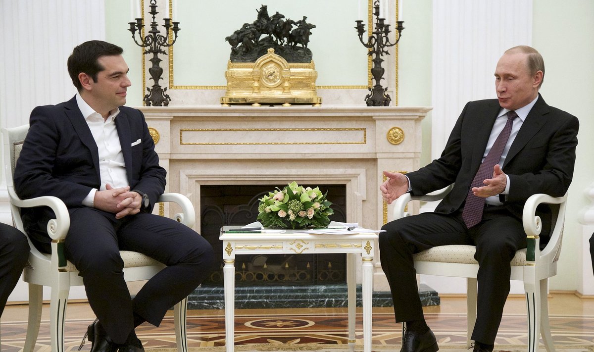 Vladimiras Putinas ir Aleksis Cipras