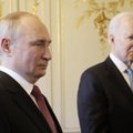 JAV prezidento Bideno ir Rusijos vadovo Putino susitikimas Ženevoje: lyderiai – tarsi akmeniniais veidais