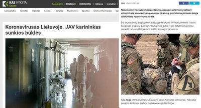 Melaginga naujiena apie koronavirusą Lietuvoje