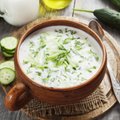 Šalta agurkų ir jogurto sriuba – tiršta ir gaivi