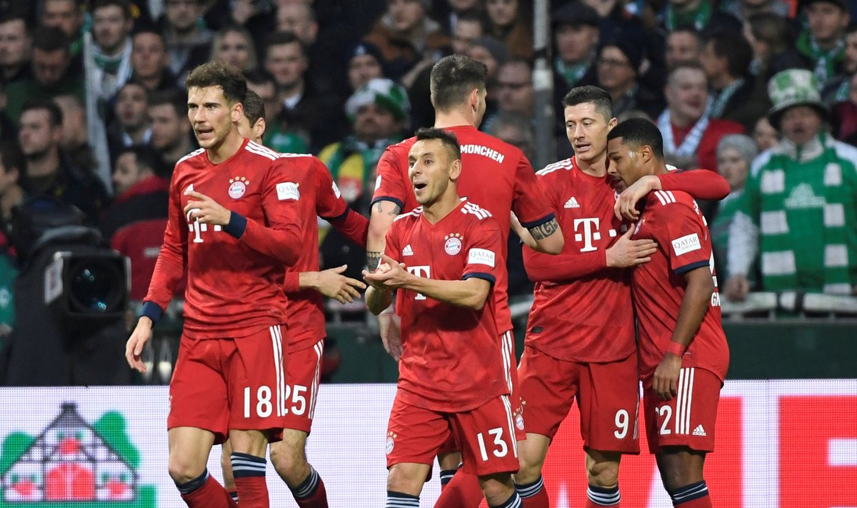 "Bayern" džiaugiasi Serge'o Gnabry įvarčiu
