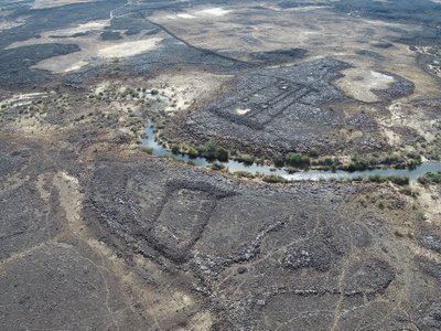 Per archeologinius kasinėjimus ritualinės paskirties istorinio paminklo vietoje Saudo Arabijoje aptikta žmogaus ir gyvūnų palaikų. Kennedy et al. nuotr.