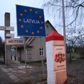 Naikinama sienos su Latvija kontrolė