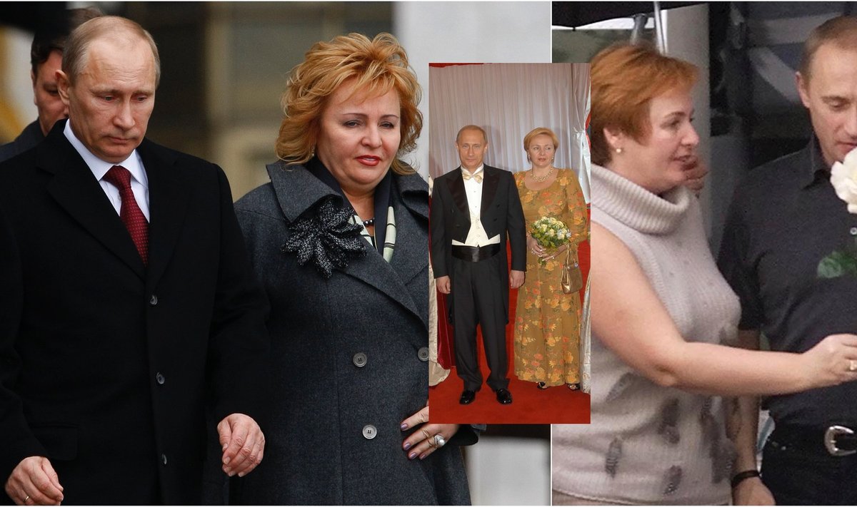 Vladimiras Putinas su buvusia žmona Liudmila Putina
