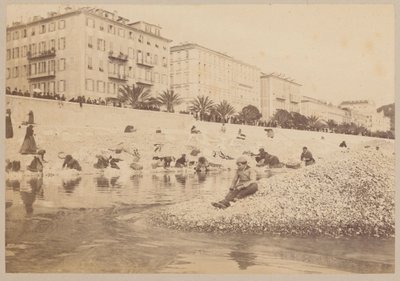 Nica. Nicos pakrantė. Kasdienybės scena. 1892 m. sausio mėn. – 1892 m. balandžio mėn. Fotografijos muziejaus rinkinys