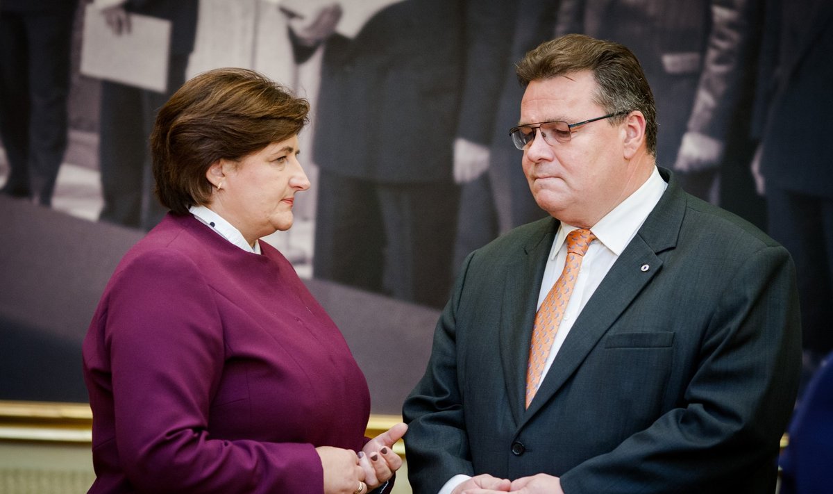 Loreta Graužinienė ir Linas Linkevičius