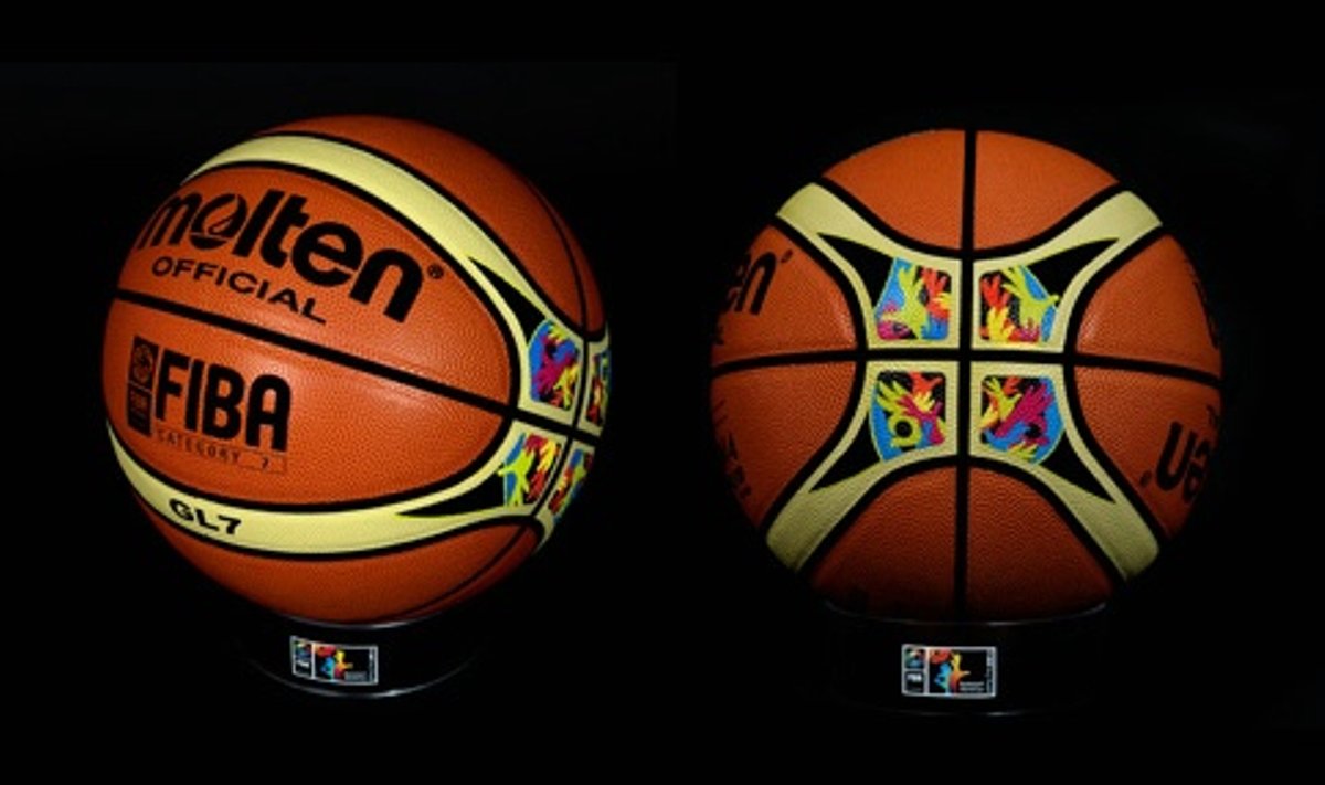 FIBA pristatė naują pasaulio čempionato kamuolį (fiba.com nuotr.)