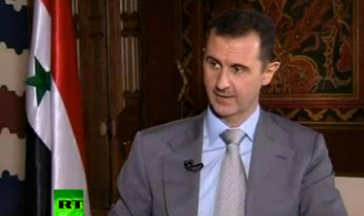 Basharo al Assado interviu Rusijos televizijai