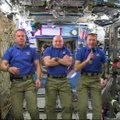TKS stoties astronautai Žemę sveikina su artėjančiomis šventėmis