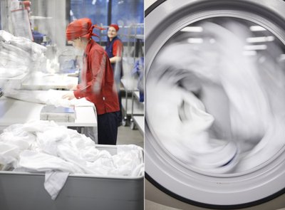 Darbo drabužiai ir jų skalbimas (nuotr. – Lindström Oy)