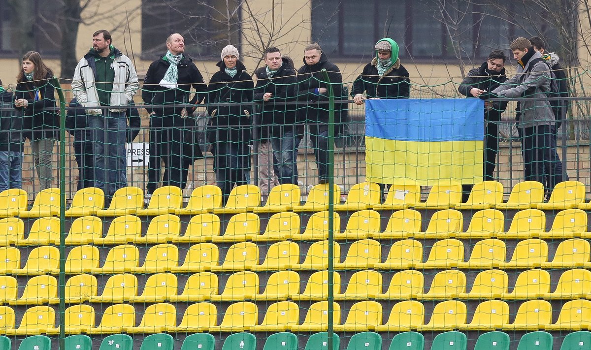 "Žalgirio" fanai reiškia solidarumą su Kijevo "Dinamo" aistruoliais