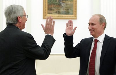 Jean Claude Juncker, Vladimir Putin