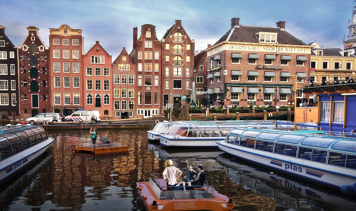 Amsterdame pradedamas autonominės valties Roboat projektas.