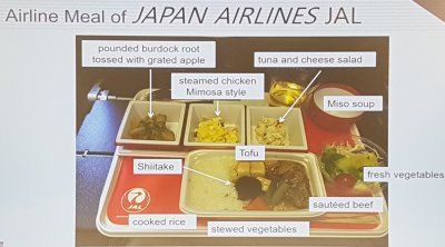 Japonų maistas lėktuve