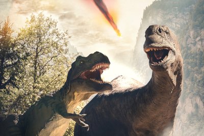 Dinozaurus išnaikino asteroidas, sukėlęs kataklizmus.