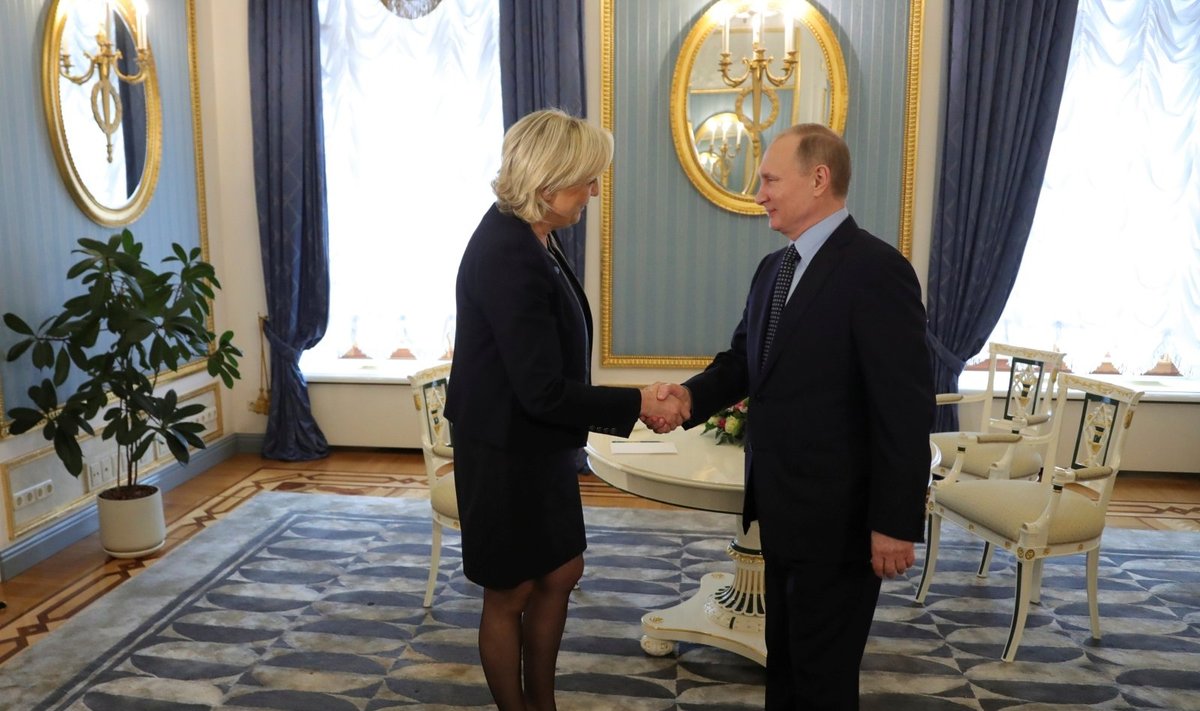 Marine Le Pen, Vladimiras Putinas