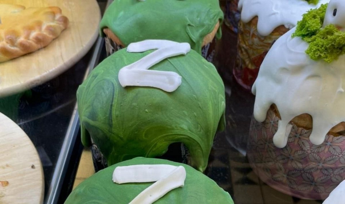 Rusijoje artėjant stačiatikių Velykoms kepami pyragai su Z raide