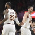 NBA naktis: šlubuojančius „Cavaliers“ pergalei įkvėpė net du karjeros rekordus pasiekęs Nance'as