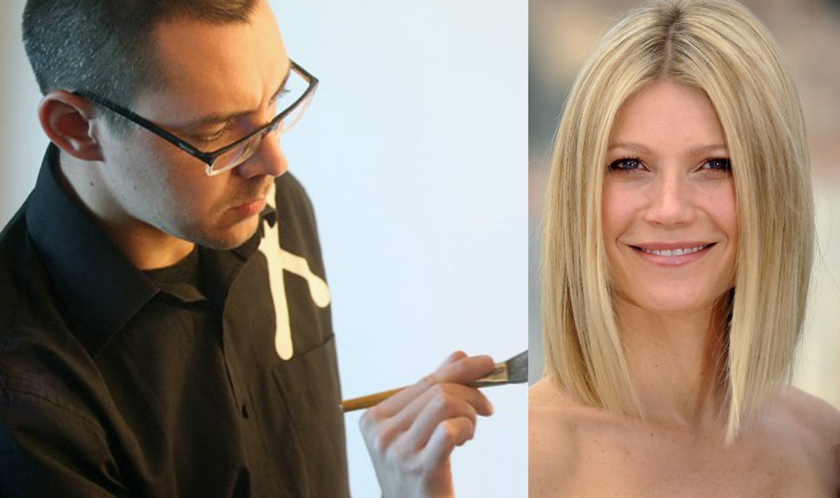 Aurimas Juodiškis ir Gwyneth Paltrow