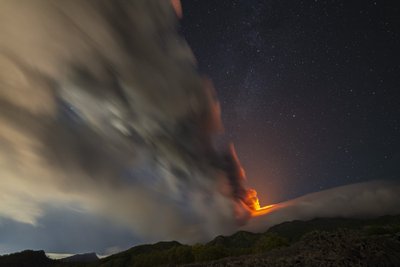 Etnos ugnikalnio išsiveržimas. ESA/Scanpix nuotr.