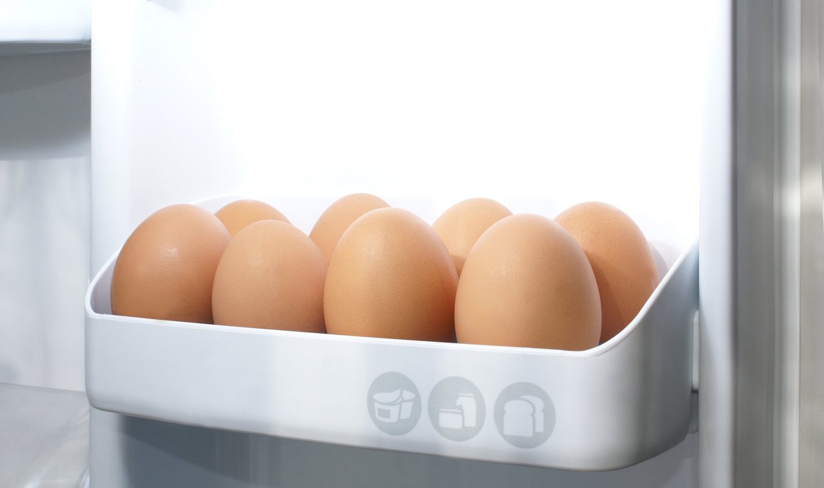 Kiaušiniai šaldyrtuve