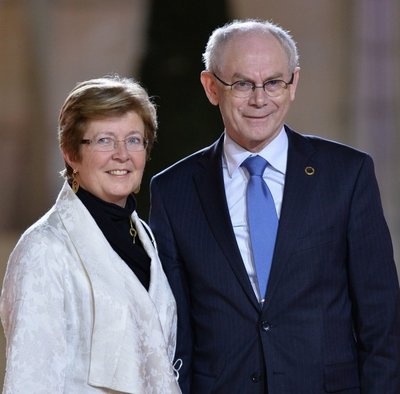 Herman Van Rompuy ir jo žmona Geertrui Windels