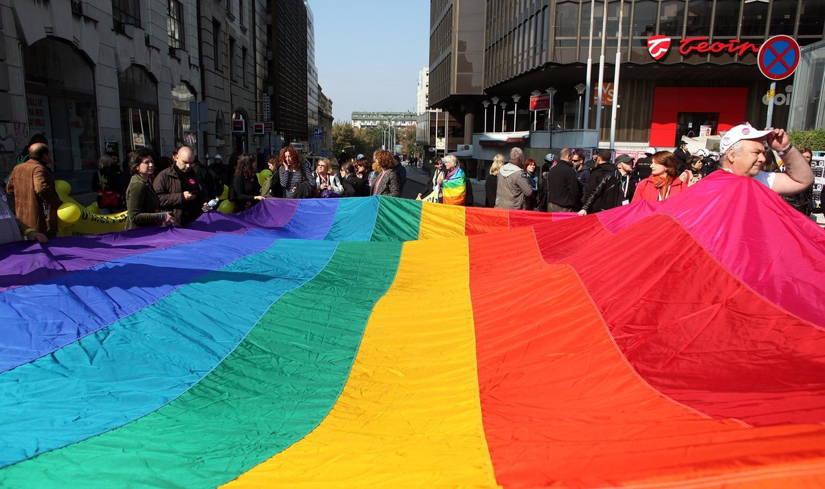 Belgrade vyko homoseksualų eitynės