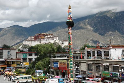 Potala rūmai Lhasoje, Tibetas