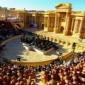 Rusijos orkestro koncertas Palmyros miesto amfiteatre
