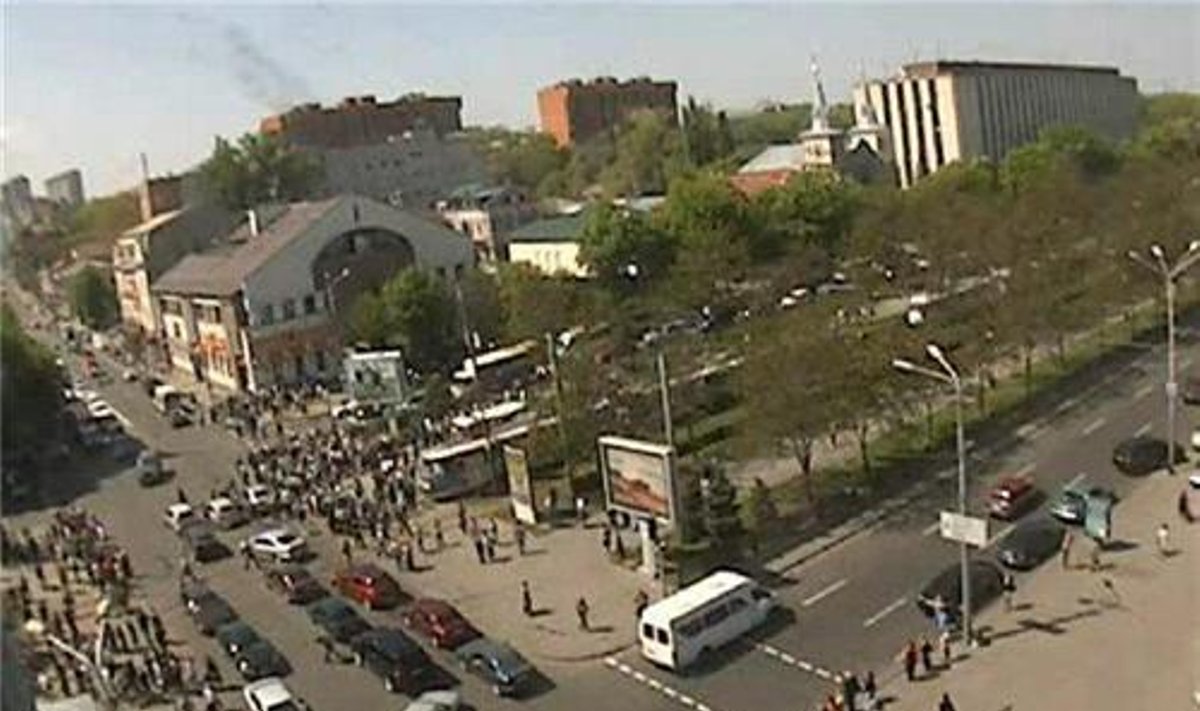 Взрыв в Днепропетровске. Фото @2048ad с места происшествия