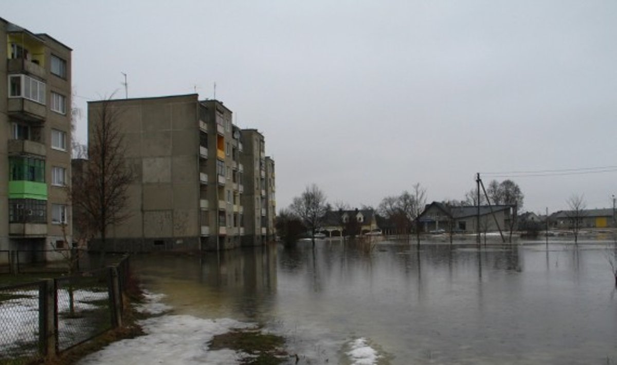 Potvynis Joniškyje, E.Vasiliausko nuotr.  