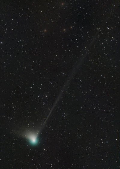 Kometa C/2022 E3 (ZTF). Dan Bartlett/NASA nuotr.