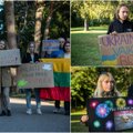 Sostinėje surengė protestą prieš renginį „Vilniaus fejerija“: savivaldybė bijo parodyti vertybinį stuburą