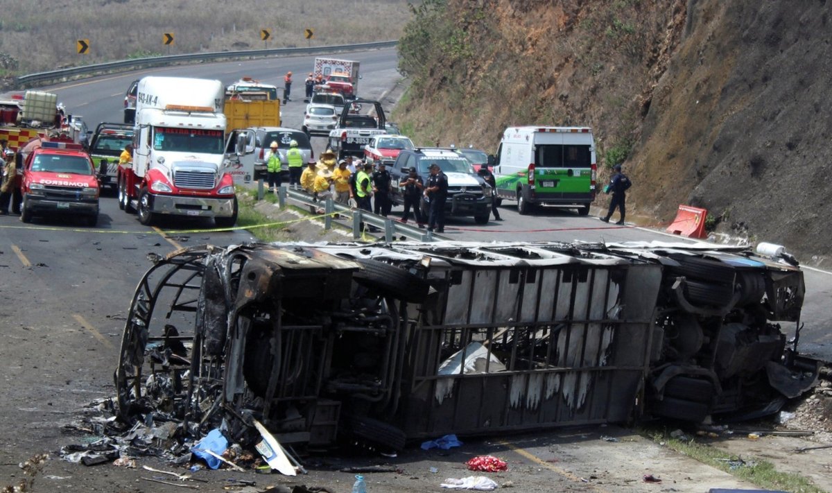 Meksikoje per didelę avariją žuvo 21 žmogus