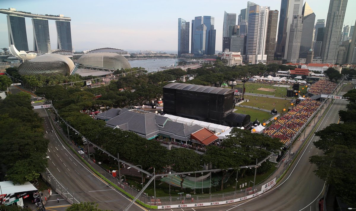Singapūro GP lenktynės 